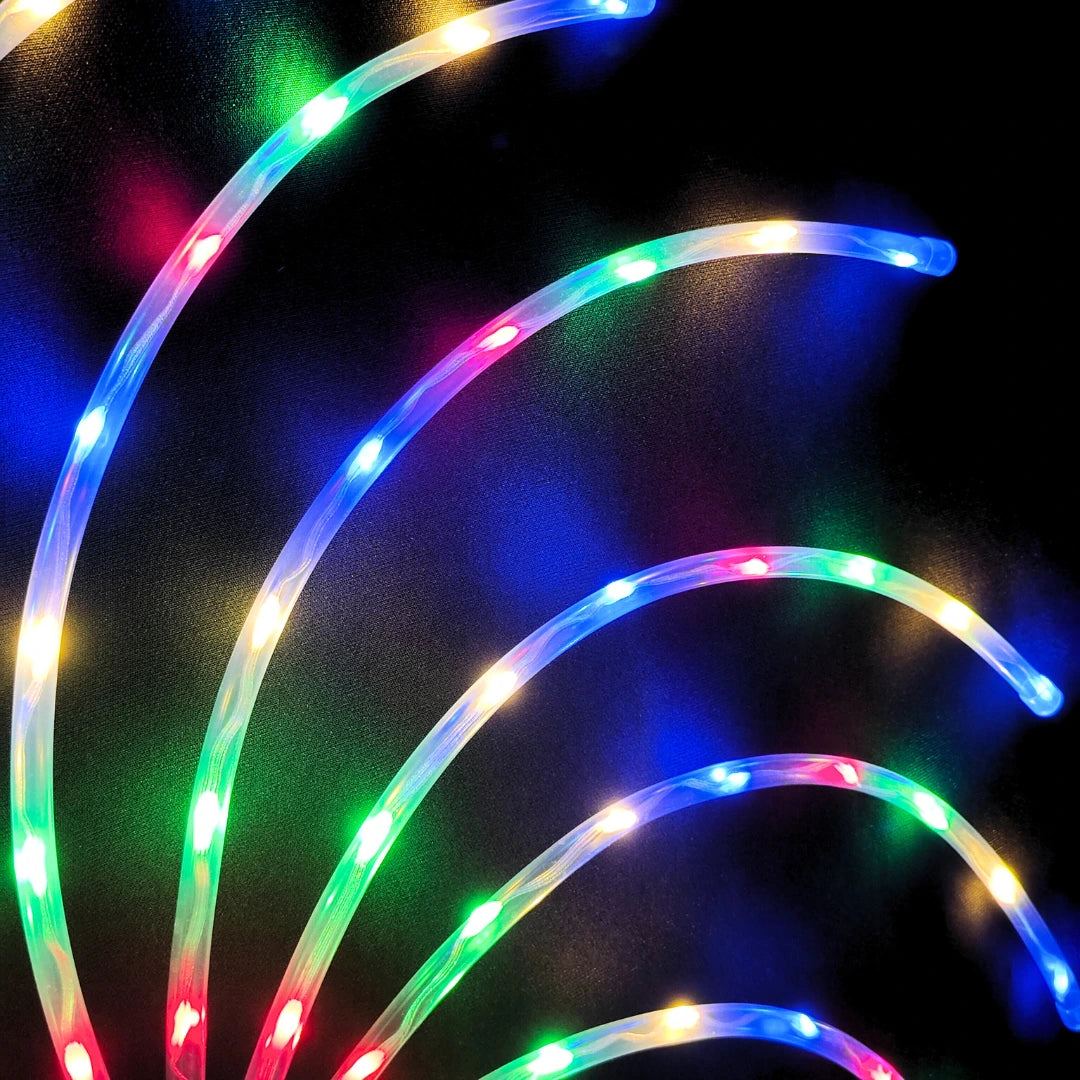 Ganesh Utsav LED chakra stage backdrop light for pandal and event decoration