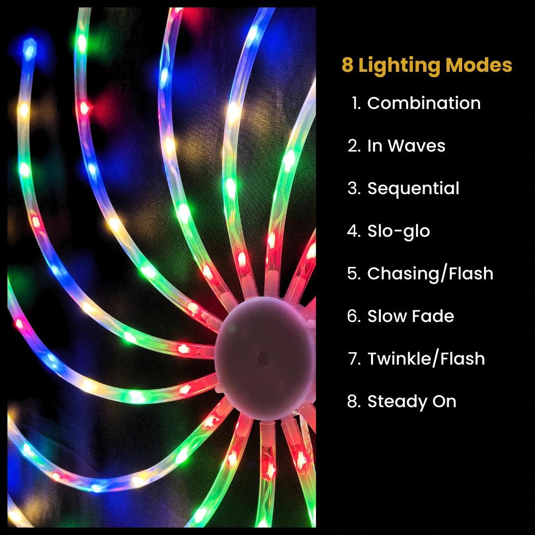 Ganpati murti halo chakra LED spiral design light for festive stage setup