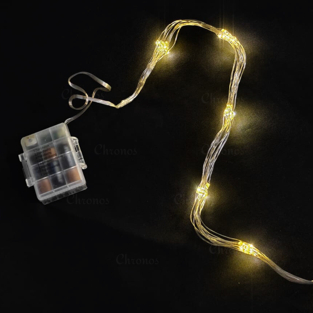 Golden warm white waterfall string lights for cozy and festive lighting setups
