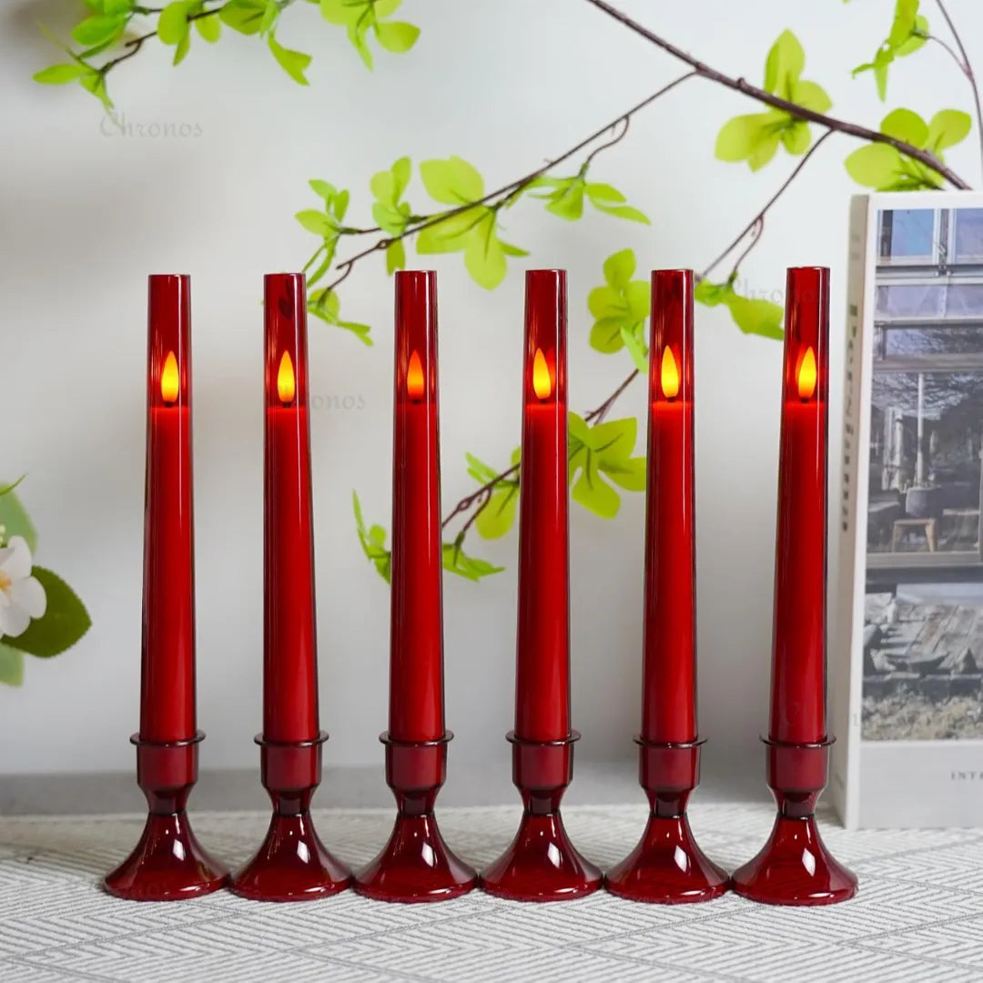 Flameless LED candle set for stylish home decoration