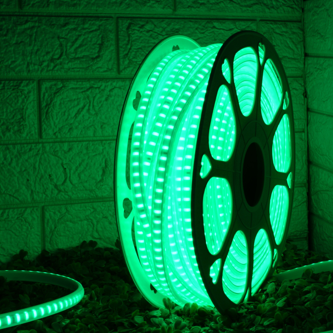Ice Blue Outdoor LED Rope Lights – Elegant waterproof strip for modern festive décor – Chronos Lights