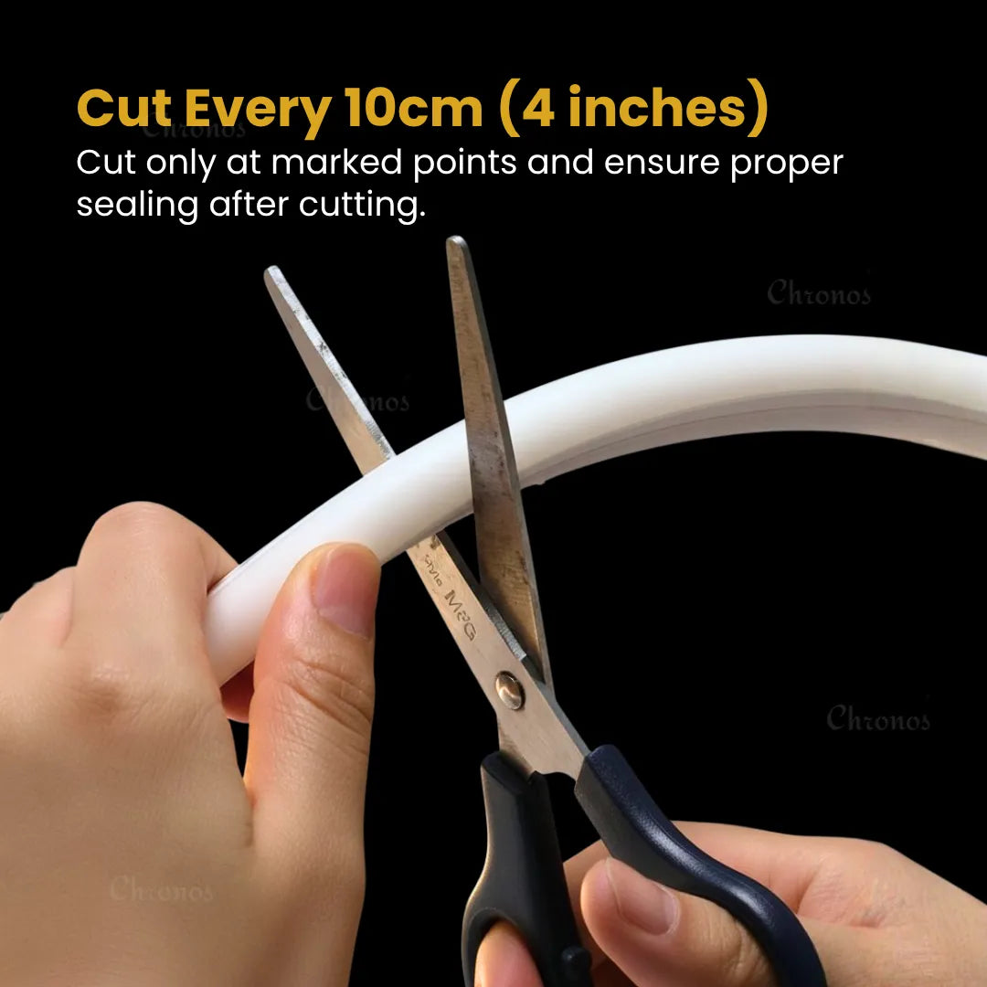 IP65 water resistant neon flex light with smooth warm white neon effect