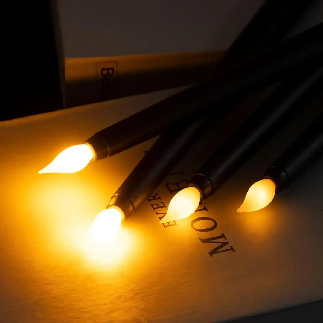LED Flameless Taper Candle – Warm White Battery Operated Safe Décor