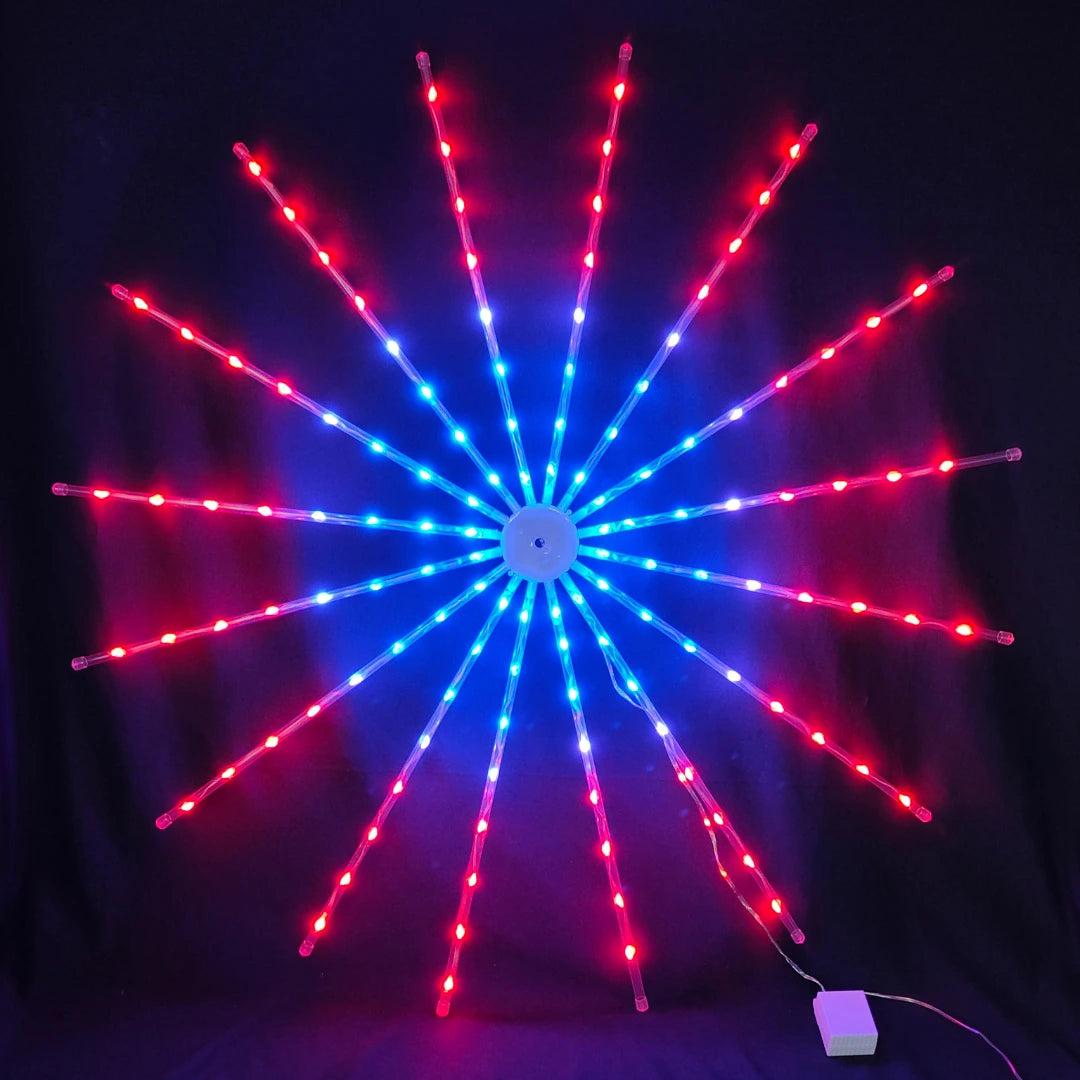 LED Ganpati Makhar chakra light for pandal decoration and stage setup