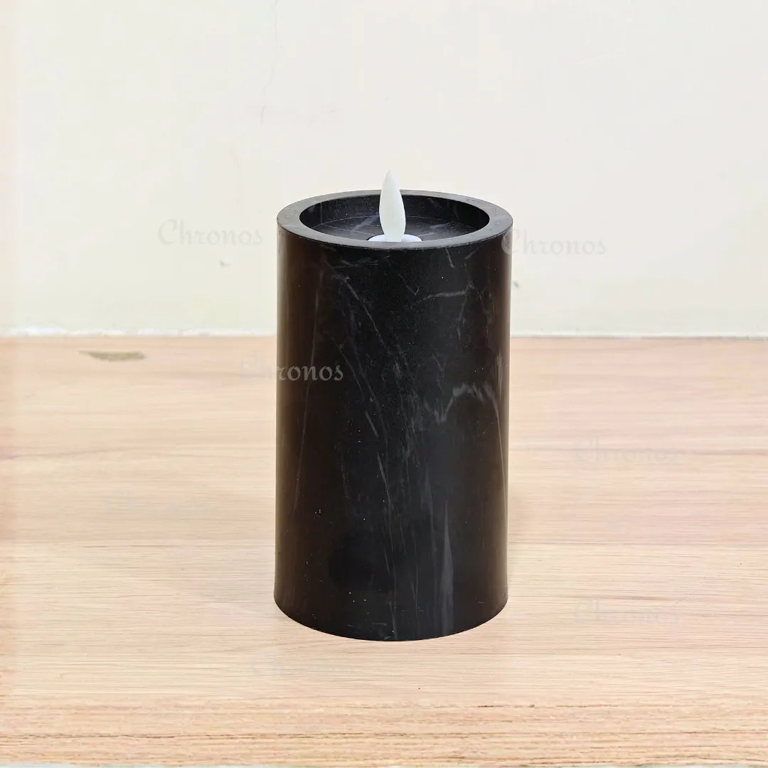 LED moving wick candle used for bedroom ambient lighting