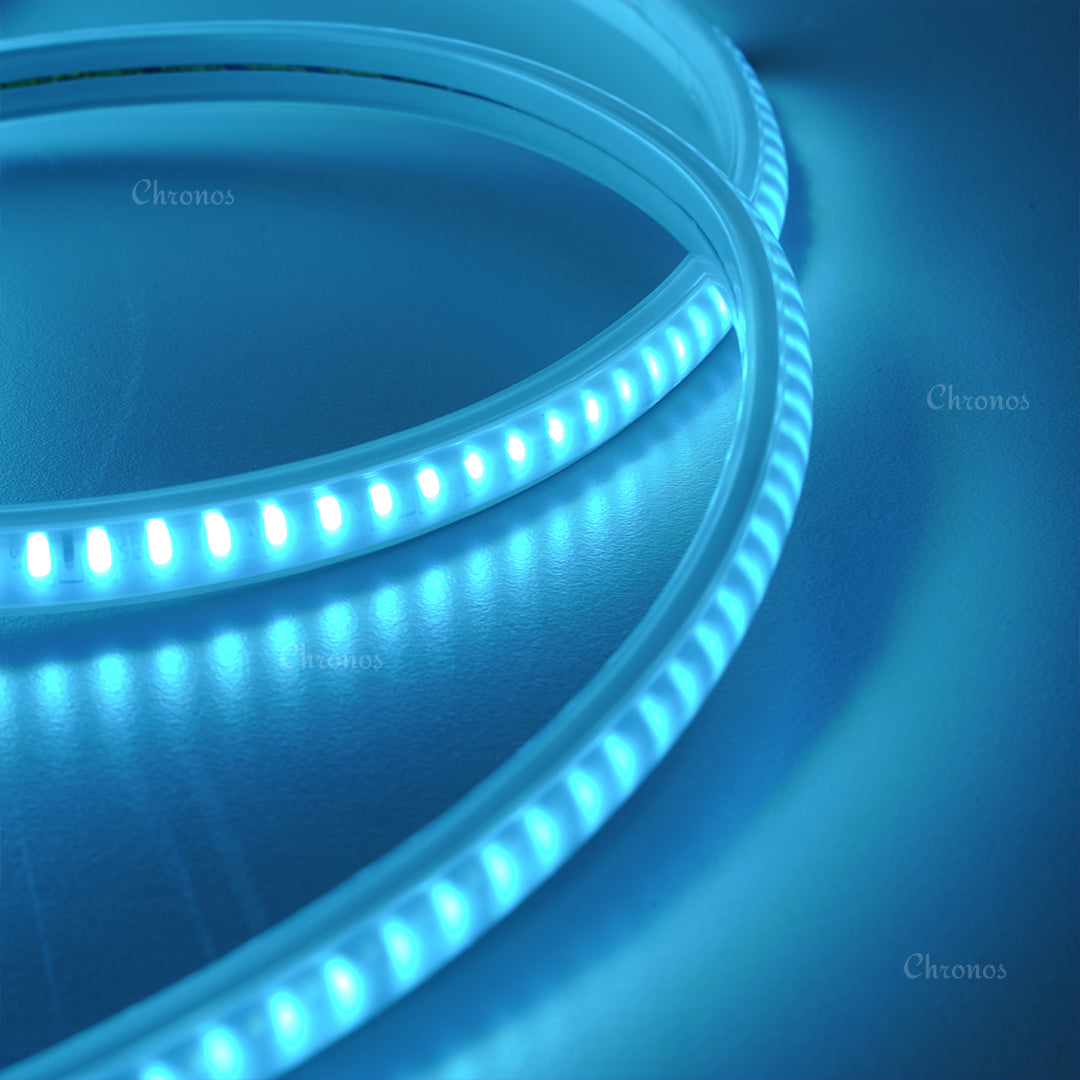 Flexible and durable LED Rope Lights built with tough plastic material.