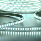 Green LED Rope Lights for garden pathways and festive outdoor decorations.