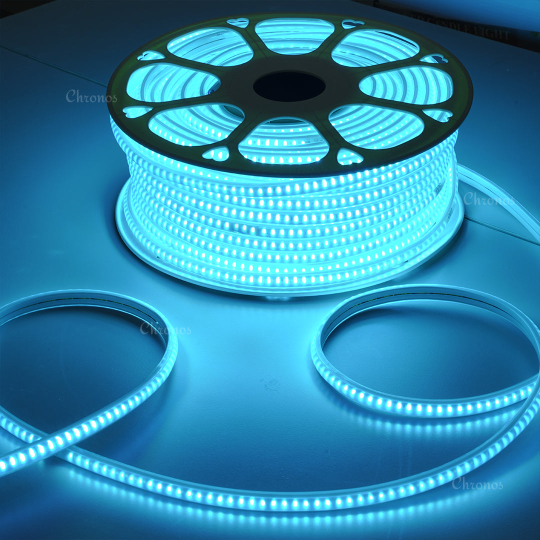 Weather-resistant IP65 LED Rope Lights for outdoor and garden use.