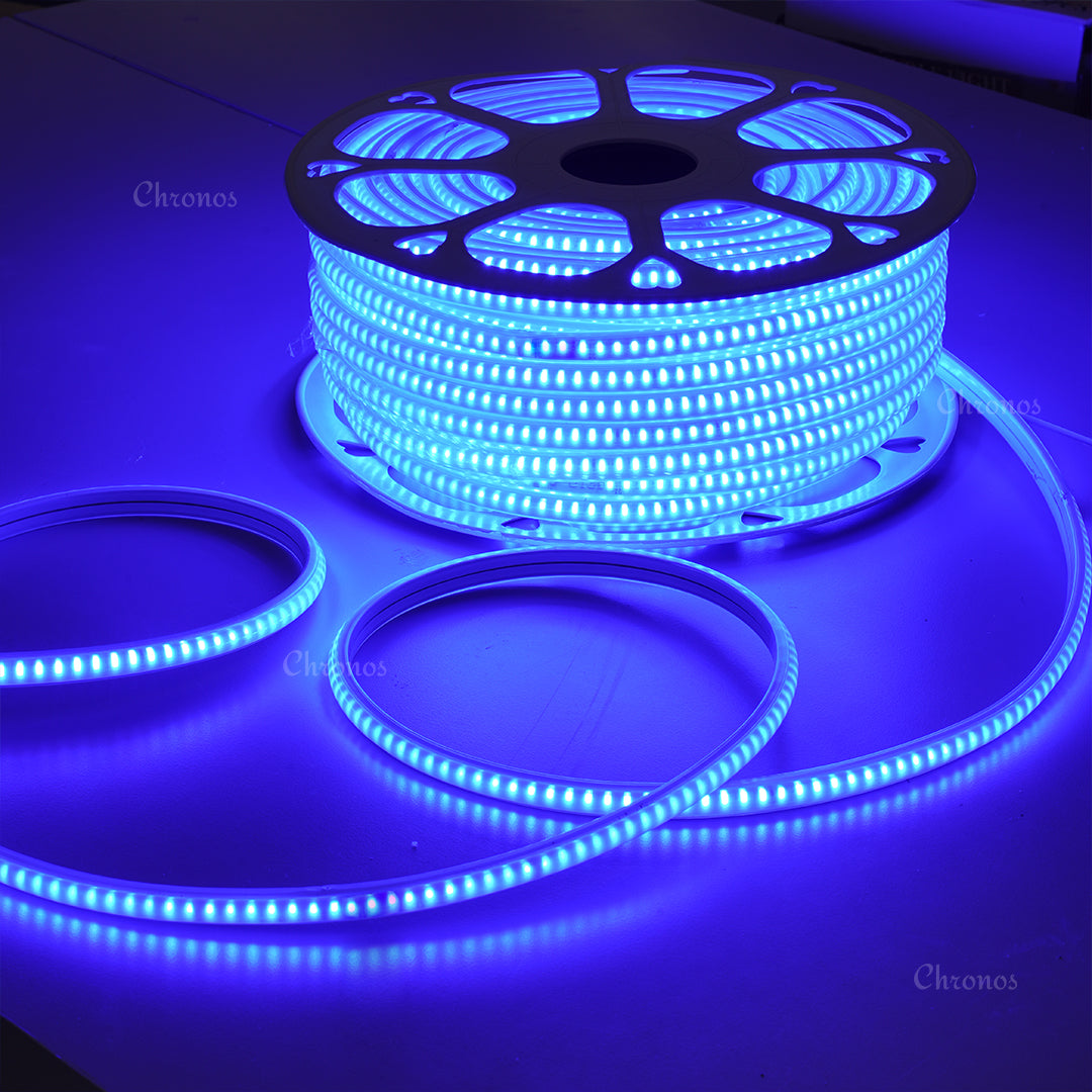 Red LED Rope Lights for parties, Diwali, and decorative setups.