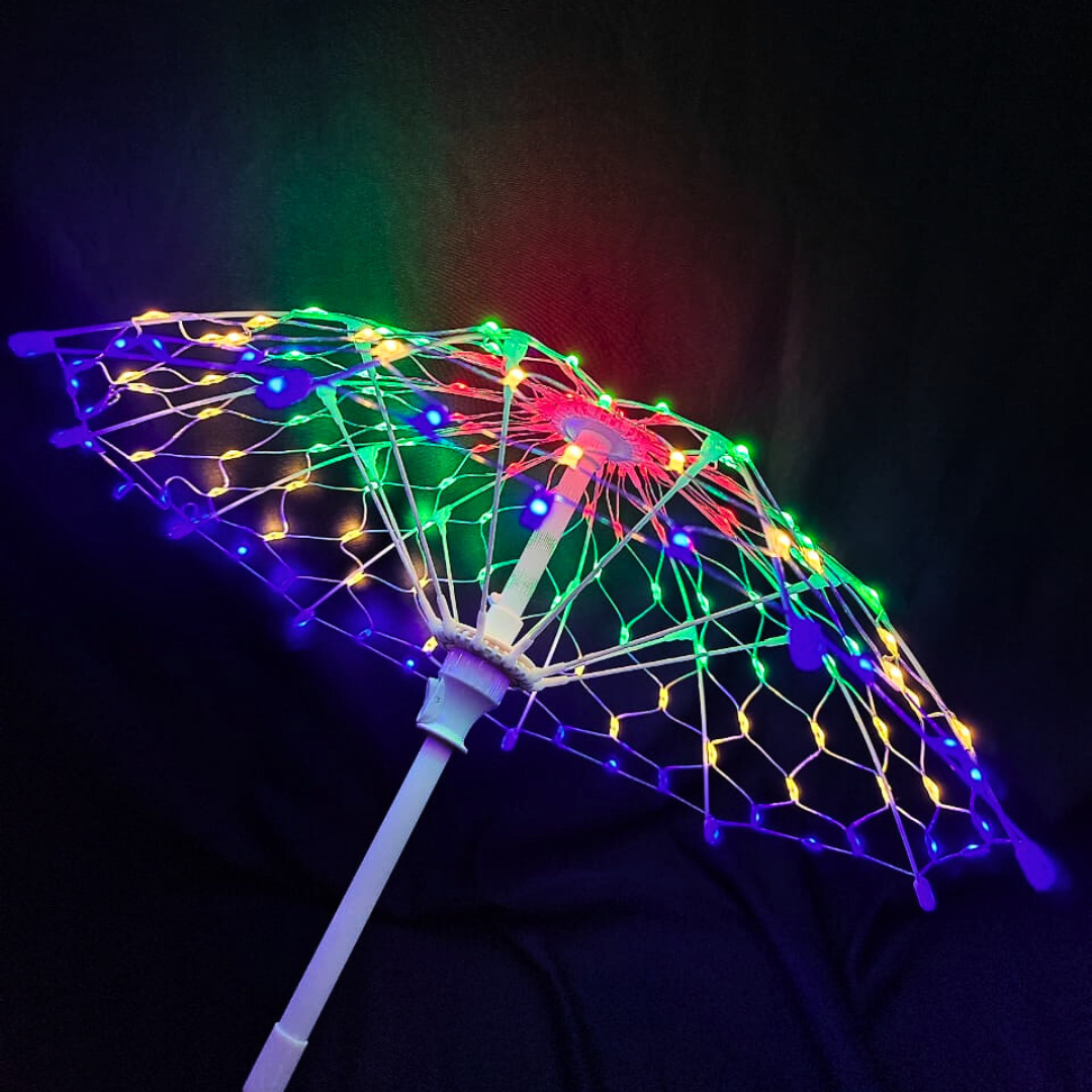 LED decorative umbrella light enhancing banquet and wedding lighting – Chronos Lights