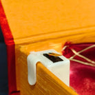 Luxury hamper featuring hook-installed warm white LED fairy lights.