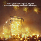 Multi-Color Copper Wire Fairy LED Lights – Perfect for Diwali, Christmas, Weddings, and Events