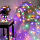 Multicolor bubble LED string lights for party and event décor