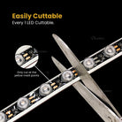 Outdoor IP65 LED wall washer light with warm white glow and durable silicone housing