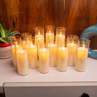 Premium acrylic LED candles with flickering light effect for stylish decorative lighting