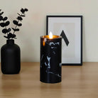 Premium LED moving flame pillar candle by Chronos Lights
