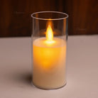 Realistic LED flame candles for Christmas décor and holiday table arrangements