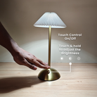 Rechargeable LED table lamp with USB Type-C charging for 6–10 hours of cordless use