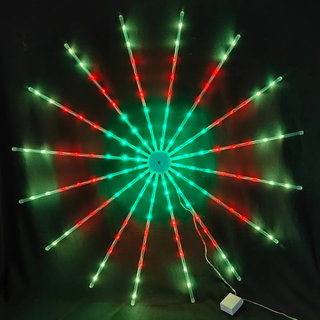 Religious Ganpati chakra LED backlight decoration for mandir setup