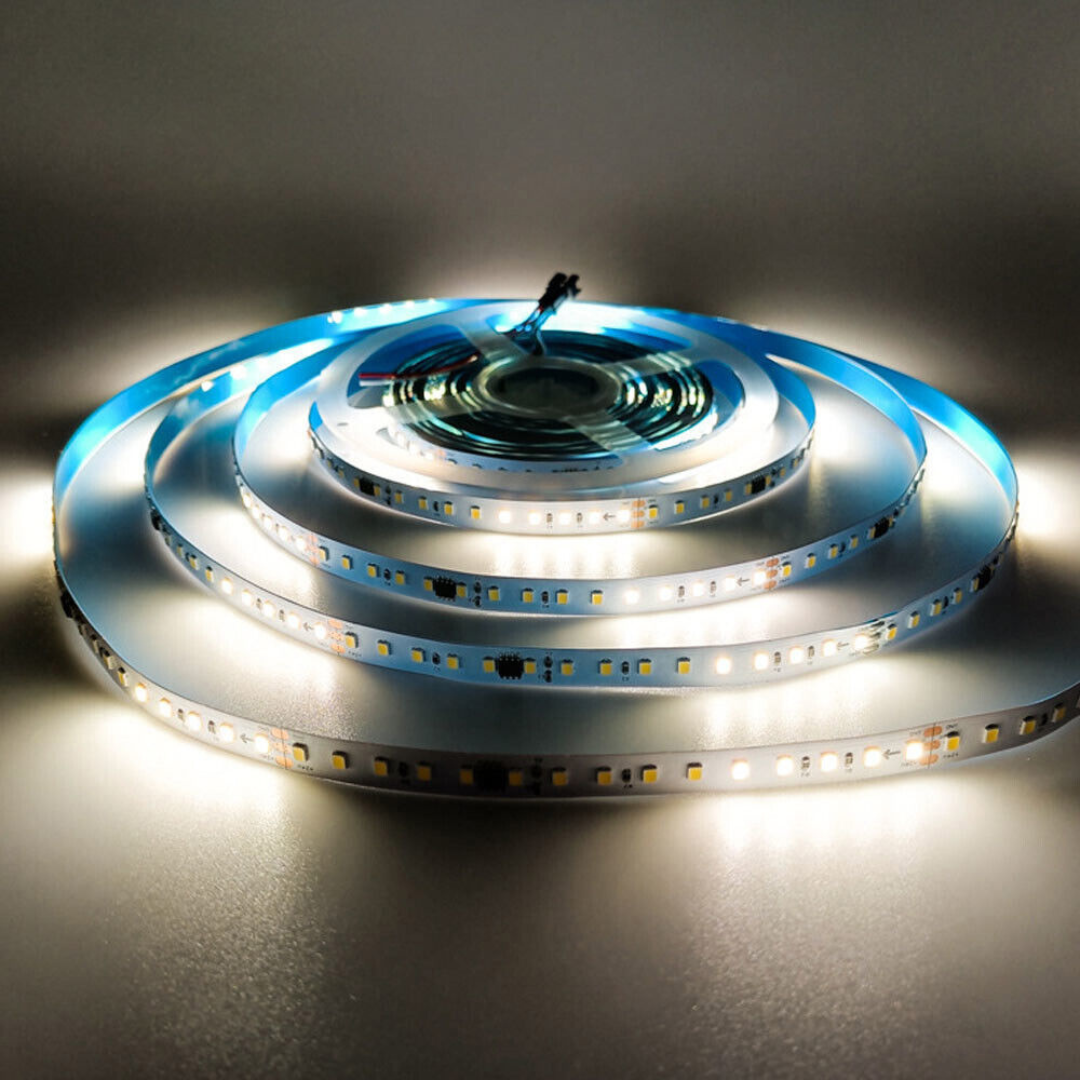 Flowing water effect LED strip lights kit with WS2811 controller for dynamic lighting
