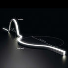 Silicone diffused dot free LED neon flex with smooth continuous 24V lighting output