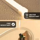 Installing 4×9 mm side-light silicone profile for LED strip.