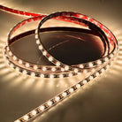 Slim flexible LED wall washer light with 14x10mm silicone profile and warm white illumination
