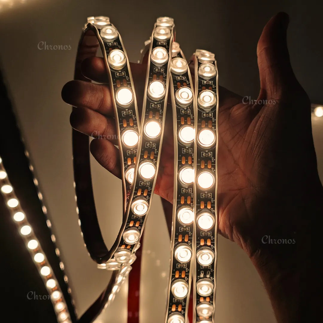 Slim wall washer light for cove lighting and indirect architectural illumination