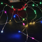 Smart timer multi color fairy lights with remote control for automated lighting