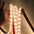 Smooth and uniform LED wall wash lighting strip for walls and ceilings