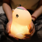 Soft touch USB rechargeable night light suitable for nursery decor, offering gentle color transitions.