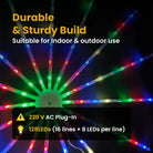 Temple style Ganpati LED chakra decoration light for devotional setups
