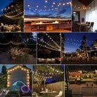 Elegant terrace G40 outdoor bulb string lights for ambient decorative illumination