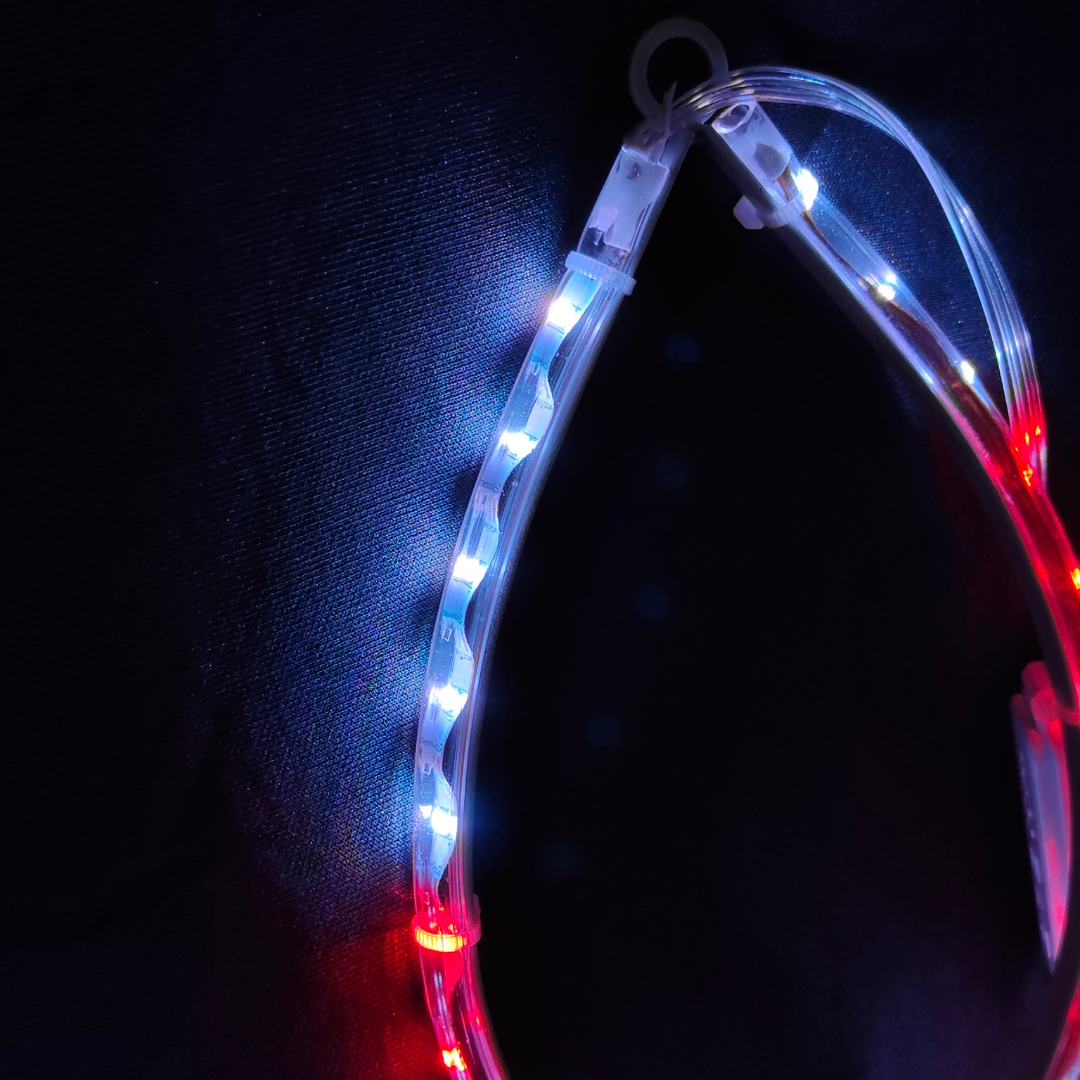 Traditional diya shape RGB LED neon decorative light for Diwali and celebrations