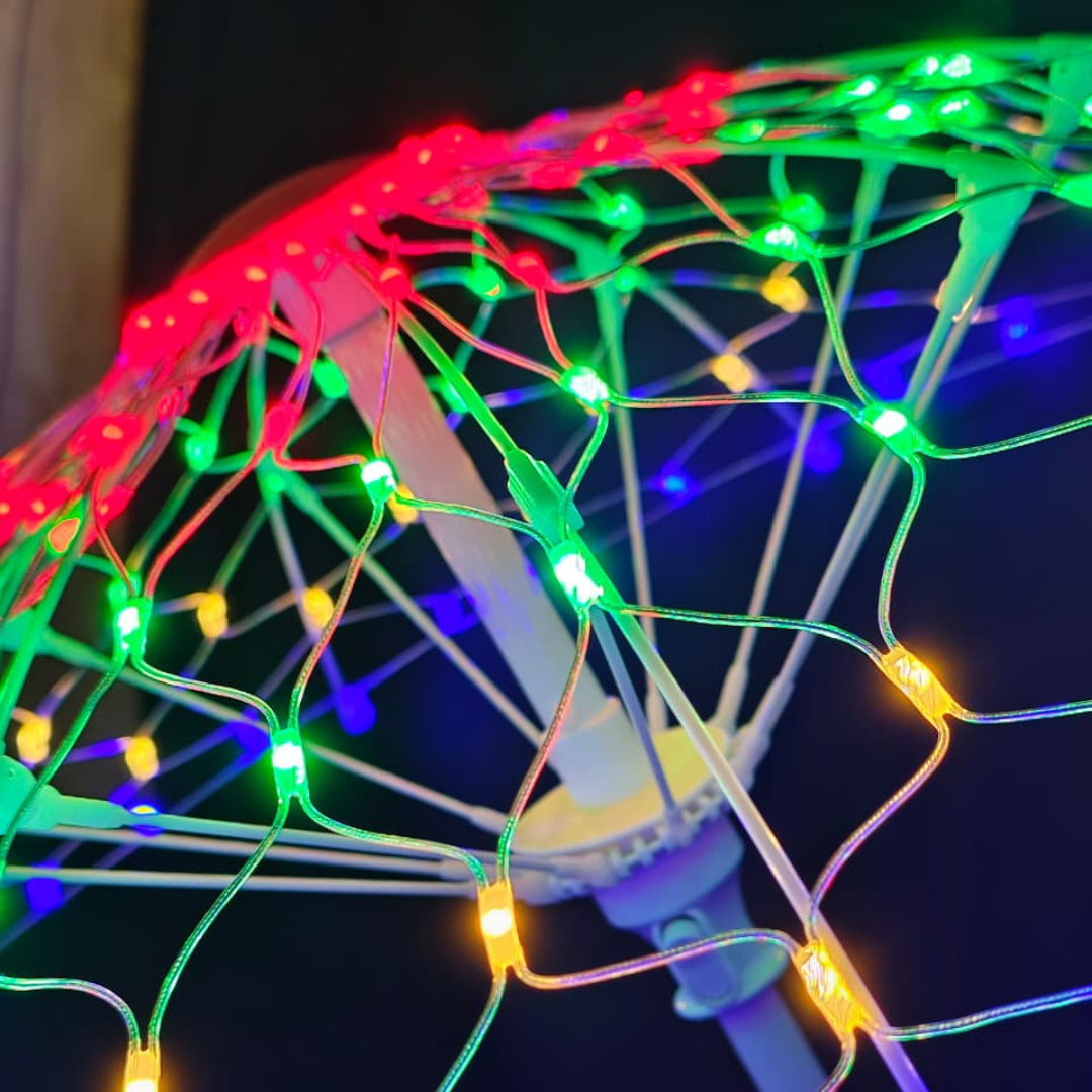 Creative umbrella-shaped decorative lighting for weddings, parties, and celebrations – Chronos Lights