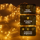 USB powered fairy lights for bedroom and ambient décor
