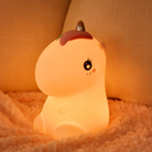 USB rechargeable soft touch night light designed for children, offering a soothing color-changing glow.