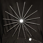 Vibrant LED chakra Ganpati backdrop halo effect light for festivals