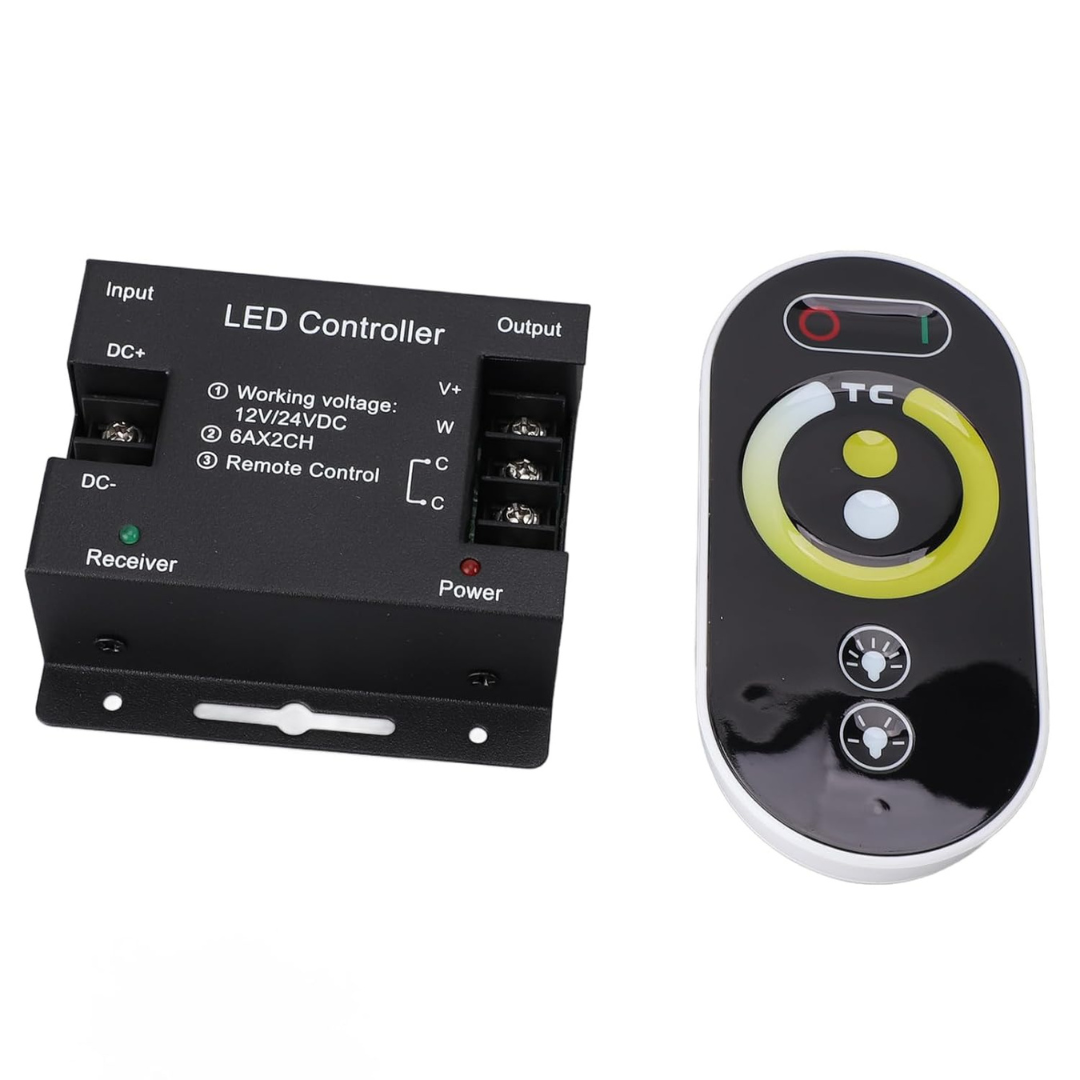 LED dimmer with adjustable color temperature from 2700K to 6500K