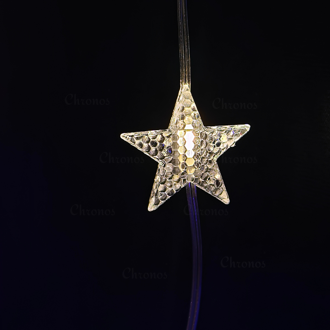Warm white LED star backdrop lights for stage and event décor