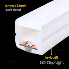Warm white neon profile light in 50 meter continuous roll with direct AC220V operation