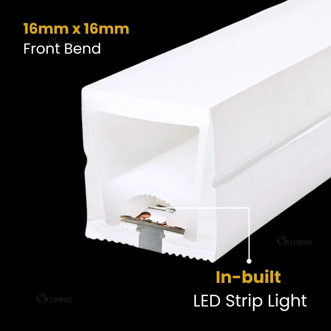 Warm white silicone neon profile light with direct AC220V operation for architectural lighting