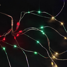 Wedding RGB waterfall fairy lights for stage décor, mandap, and event styling