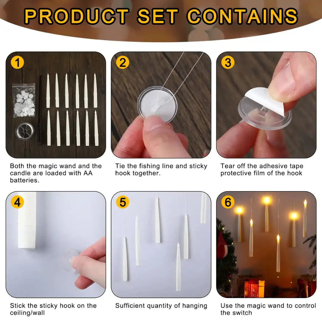 Festive Floating Light for Halloween & Christmas – Festive Ceiling Decoration