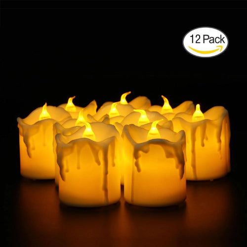 LED Candles | Bright Warm White | Pack of 12 - Chronos