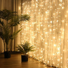 Large 10 ft × 10 ft curtain LED lights with 300 LEDs for stage and event decoration