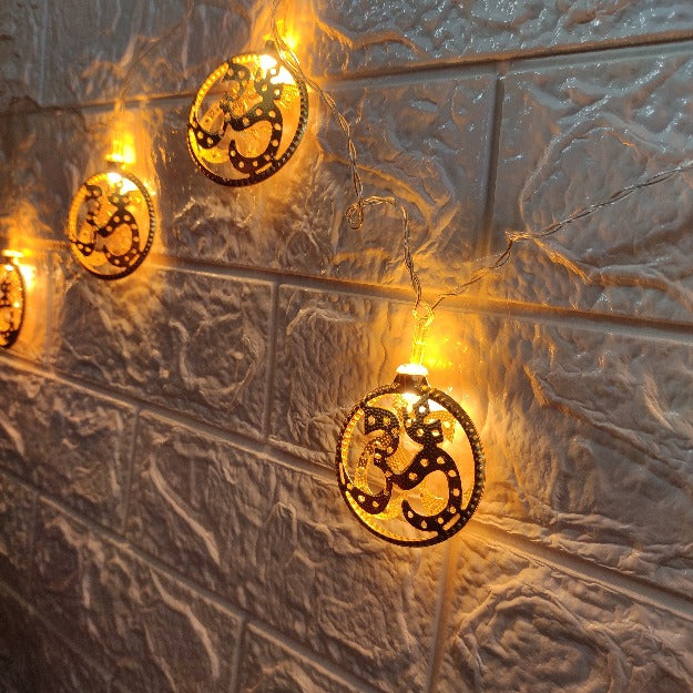 OM Metal String Lights | Amber Yellow LED