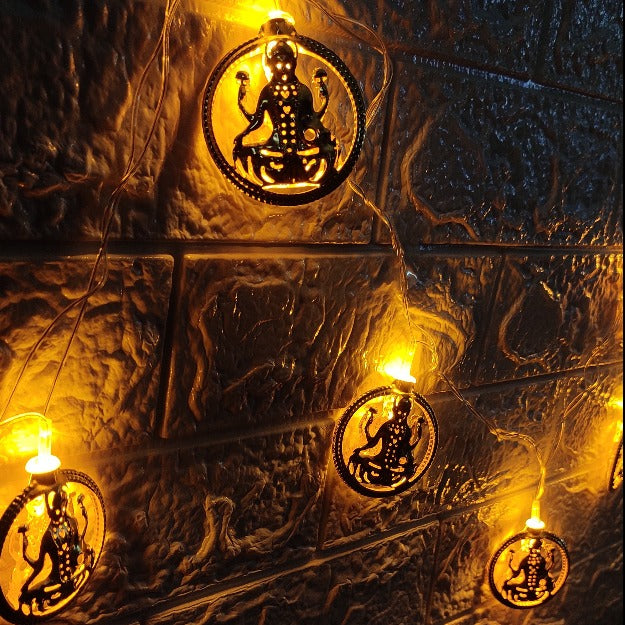 Goddess Metal String Lights | Amber Yellow LED