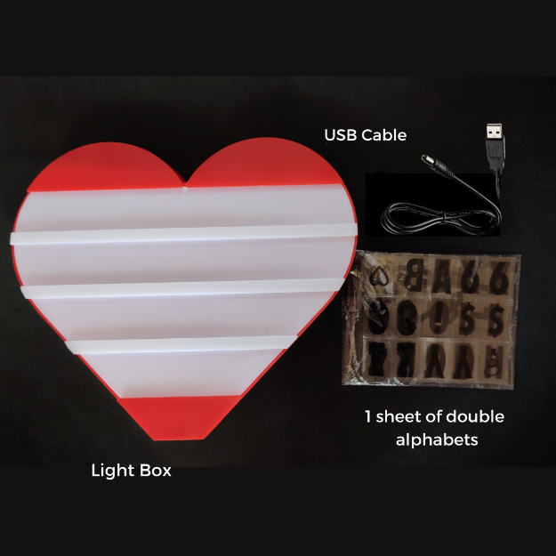 Heart Cinematic Light Box