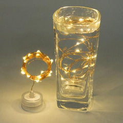 Copper Wire Fairy LED String Lights - 2032 Battery Operated | Waterproof and Submersible